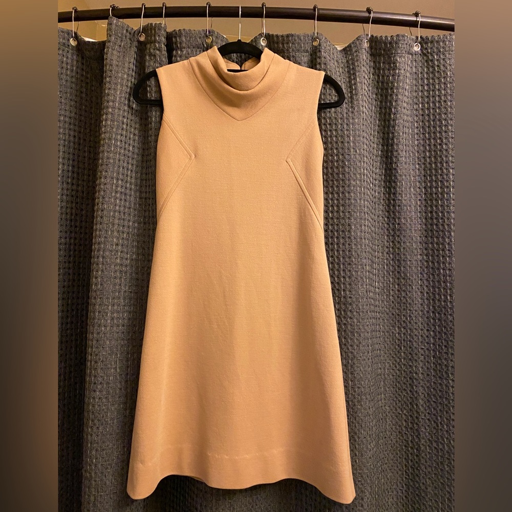 Vintage 1940s Dress, Wool, Sz Small